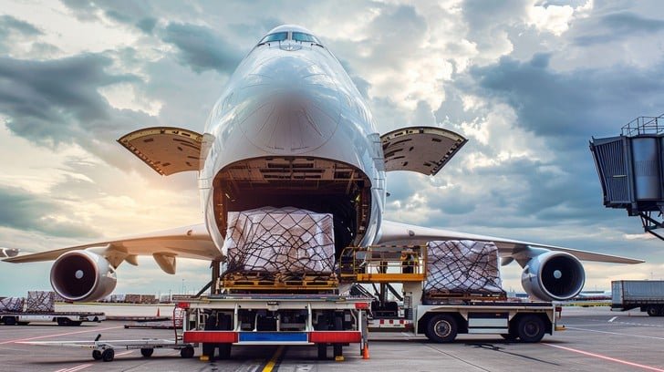 Air freight specialist in Chennai handling cargo at airport terminal