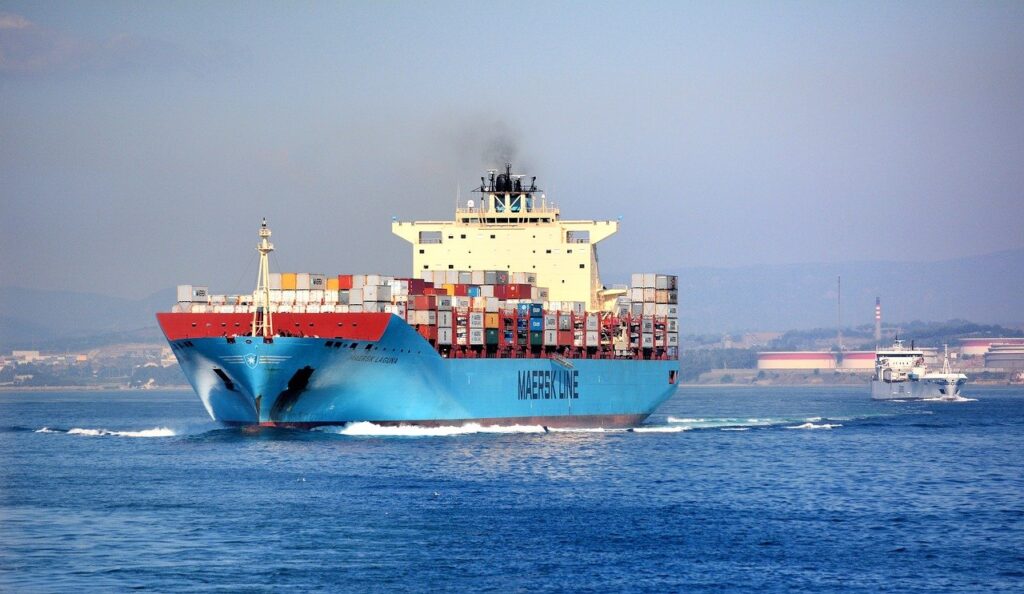 Sea transportation in Chennai with cargo ships handling international shipments.